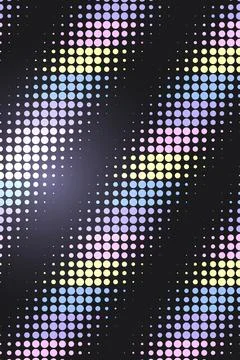 Abstract Gradient Dot Pattern Stock Illustration