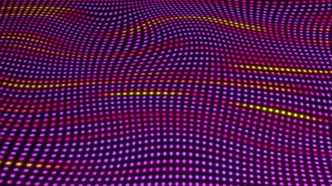 Abstract gradient Dots waves seamlessly flowing. Stock Footage 294569558