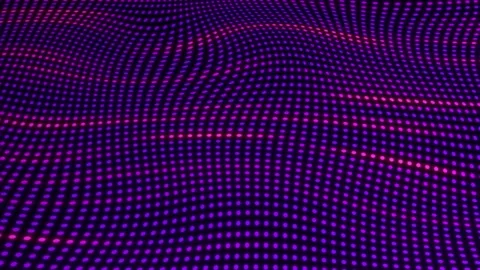Abstract gradient Dots waves seamlessly flowing. Stock Footage 294569585