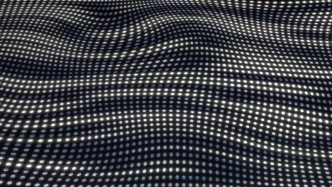 Abstract gradient Dots waves seamlessly flowing. Stock Footage 294570210
