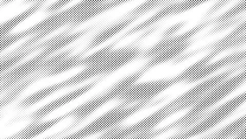 Abstract gradient dynamic wave of particles. Network of bright points or dots Stock Illustration