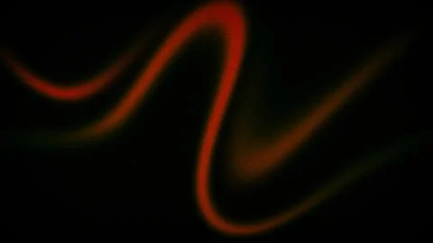 An abstract gradient featuring flowing red and orange streaks on a dark gre.. Stock-Illustration