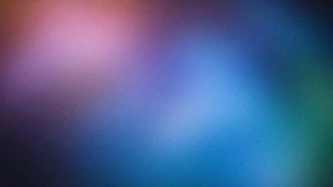 Abstract gradient featuring soft blends of pink, purple, blue, and green hu.. Illustrazione stock