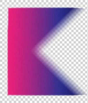 Abstract gradient flag isolated on a transparent background Stock Illustration