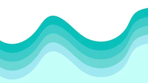 Abstract Gradient Flow with Curved Shapes on White Background Иллюстрация