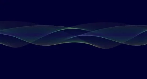 Abstract gradient flow with mesh design on dark blue background イラスト素材