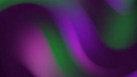 Abstract Gradient Flowing with Green and Purple Hues Stock Footage 308069734