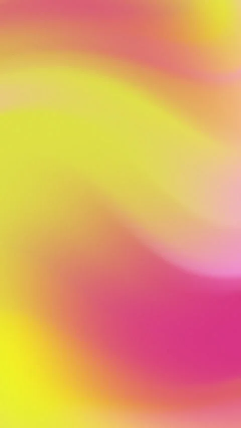Abstract Gradient Flowing Motion Background Pink Yellow Soft Waves Stock Footage 348450260