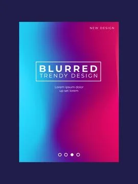 Abstract gradient fluid background. Set of modern poster background Illustrazione stock