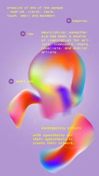 Abstract Gradient Fluid Poster Template for Social Media Stories Stock Illustration