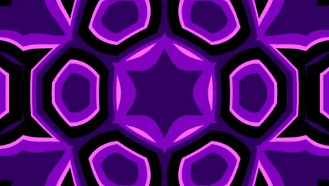 Abstract gradient geometric animation of bold black and neon purple pattern Stock Footage 310259697