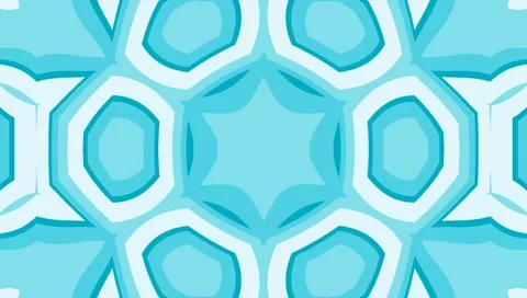 Abstract gradient geometric animation of cyan and light blue geometric Stock Footage 310262568