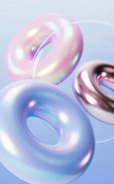 Abstract gradient geometric circular ring, mobile phone wallpaper, desktop .. Stock Illustration