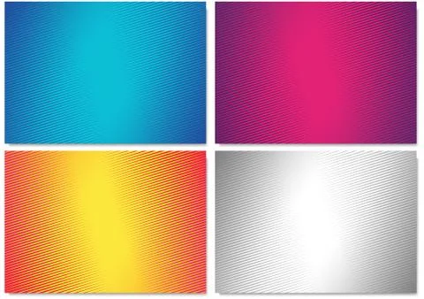 Abstract Gradient Geometric Cover Designs Stock Illustration