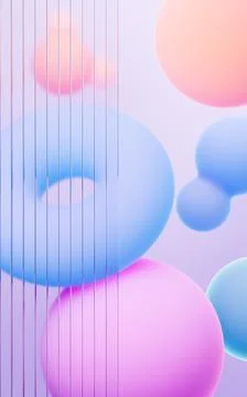 Abstract gradient geometric pattern background. Mobile phone wallpaper, des.. 스톡 일러스트