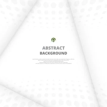 Abstract of gradient geometric pattern with shadow and dot pattern background Stock Illustration