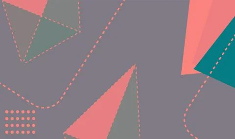 Abstract gradient geometric shape and lines background. Modern futuristic c.. Stockillustratie