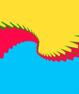 Abstract gradient geometric shape and lines background. Modern futuristic c.. Stockillustratie