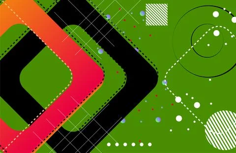 Abstract gradient geometric shape and lines background. Modern futuristic c.. Stock Illustration