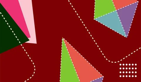 Abstract gradient geometric shape and lines background. Modern futuristic c.. 스톡 일러스트