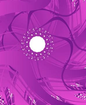 Abstract gradient geometric shape and lines background. Modern futuristic c.. Stockillustratie