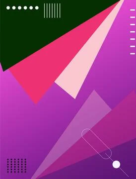 Abstract gradient geometric shape and lines background. Modern futuristic c.. Stockillustratie