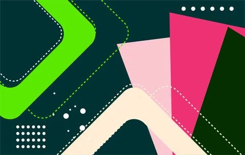 Abstract gradient geometric shape and lines background. Modern futuristic c.. Stockillustratie
