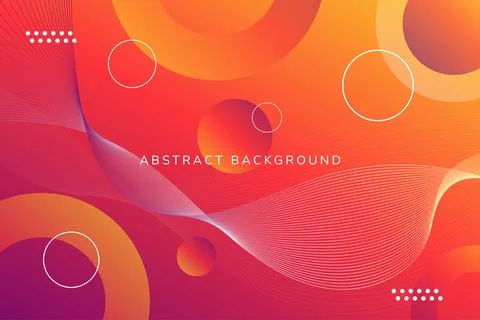 Abstract gradient geometric shape composition background for banner poster Stock Illustration