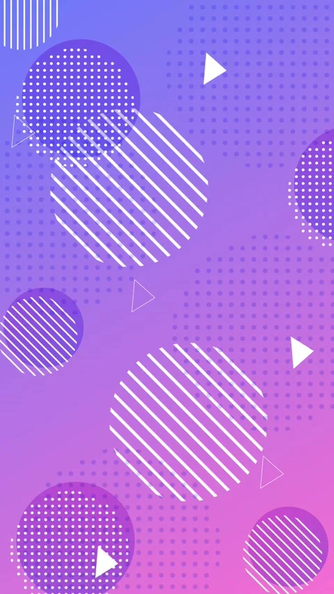 Abstract Gradient with Geometric Shapes Animation. Video stock 317302818