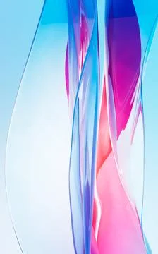 Abstract gradient glass background, 3d rendering. Stock Illustration