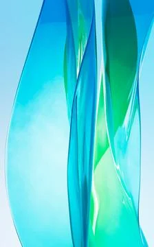 Abstract gradient glass background, 3d rendering. Stock Illustration