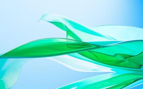Abstract gradient glass background, 3d rendering. Stock Illustration