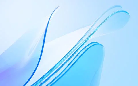 Abstract gradient glass background, 3d rendering. イラスト素材