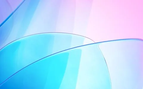 Abstract gradient glass background, 3d rendering. Stock Illustration