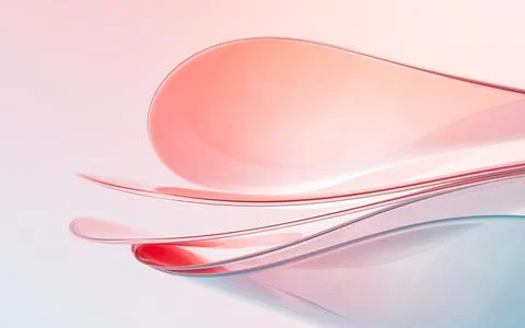 Abstract gradient glass background, 3d rendering. Stock Illustration