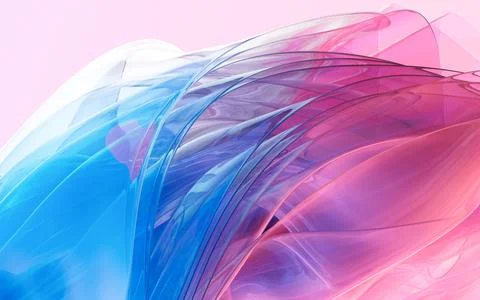 Abstract gradient glass background, 3d rendering. Stock Illustration