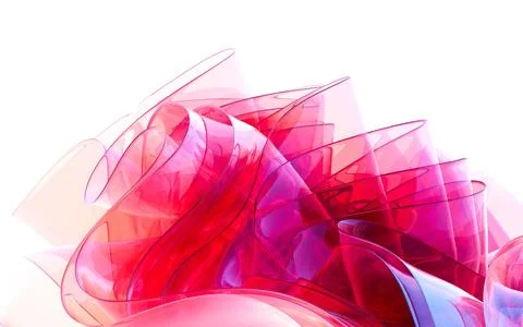 Abstract gradient glass background, 3d rendering. Stock Illustration