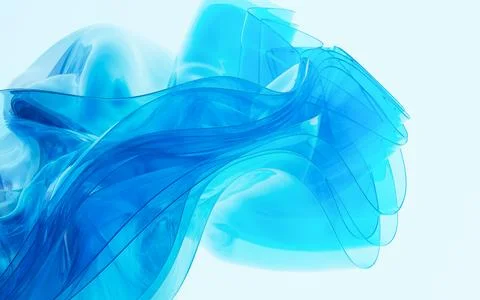 Abstract gradient glass background, 3d rendering. Stock Illustration