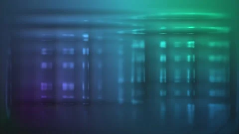 Abstract gradient glass structure smoothly deforms Stock Footage 195006142