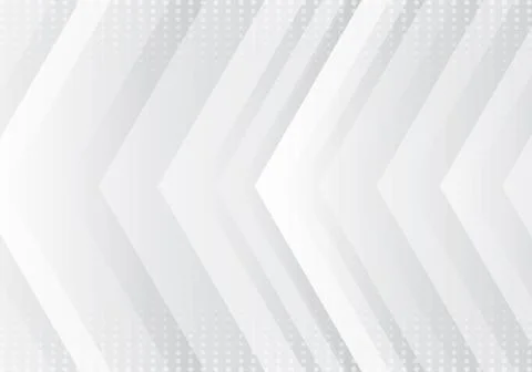 Abstract gradient gray and white arrows pattern technology futuristic concept Stock Illustration