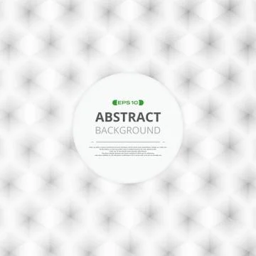 Abstract of gradient gray geometric pentagon pattern background. Stock Illustration