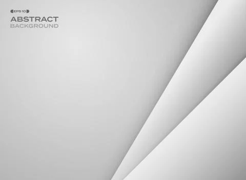Abstract gradient gray papercut background with copy space. イラスト素材