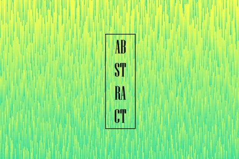 Abstract gradient green and yellow pattern design of futuristic cover Illustrazione stock