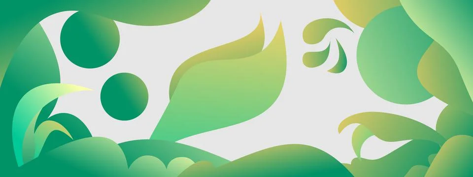 Abstract gradient green background Stock Illustration