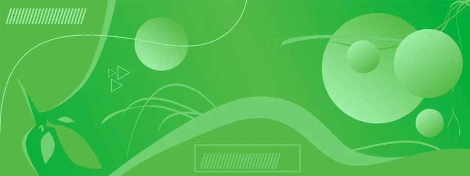 Abstract gradient green background. With a minimal pattern Stock Illustration