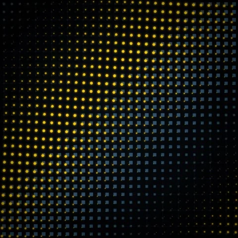 Abstract Gradient Halftone Dots Pattern Background, Yellow and Blue Transitio Stock Footage 347812520
