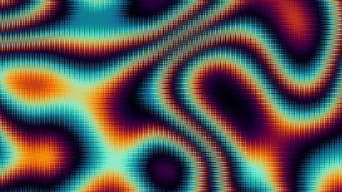 Abstract gradient halftone dotted background with a pop cartoon comic motion Stock Footage 339206252
