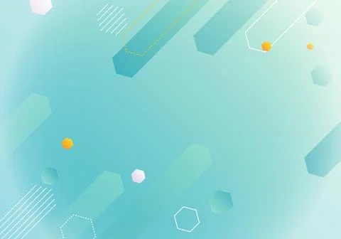 Abstract gradient hexagonal background. Vector. Stock Illustration