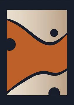 Abstract gradient illustration with geometry shapes. Stock Illustration