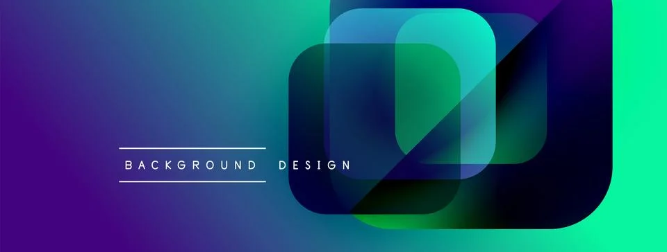 Abstract gradient layers create dynamic composition. Text reads background Stock Illustration